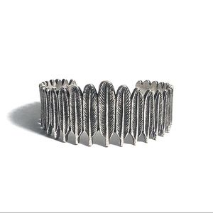 House of Harlow 1960 Large Feather Row Cuff